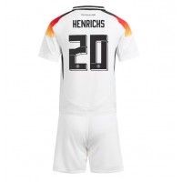 Maglie da calcio Germania Benjamin Henrichs #20 Prima Maglia Bambino Europei 2024 Manica Corta (+ Pantaloni corti)